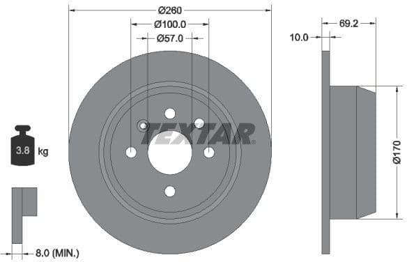 Brake Disc 92057000