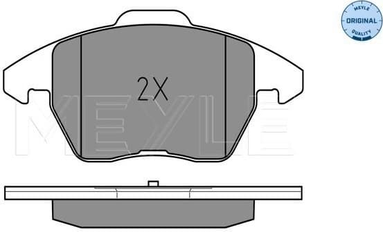 Brake Pad Set, disc brake MEYLE-ORIGINAL: True to OE. 025 235 8919 - image 2