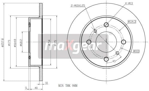 Brake Disc 19-0958