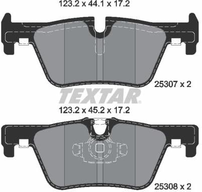 Brake Pad Set, disc brake Q+ 2530701