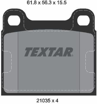 Brake Pad Set, disc brake Q+ 2103501