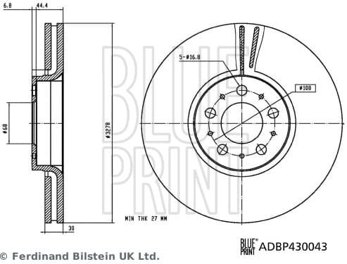 Brake Disc ADBP430043 - image 3