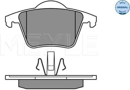 Brake Pad Set, disc brake MEYLE-ORIGINAL: True to OE. 025 240 1118 - image 2