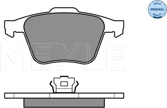 Brake Pad Set, disc brake MEYLE-ORIGINAL: True to OE. 025 241 4119 - image 2