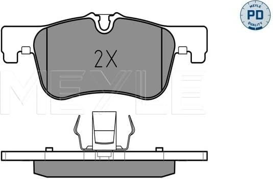 Brake Pad Set, disc brake MEYLE-PD: Advanced performance and design. 025 250 1418/PD