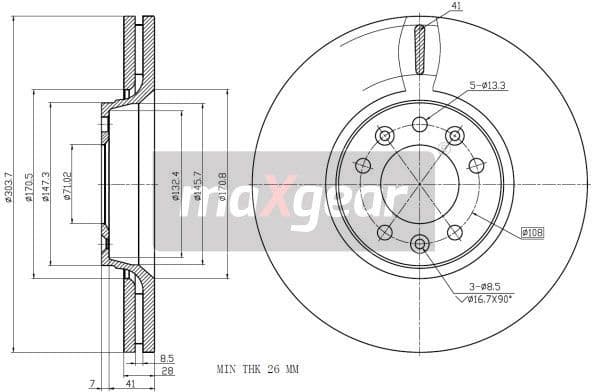 Brake Disc 19-1877