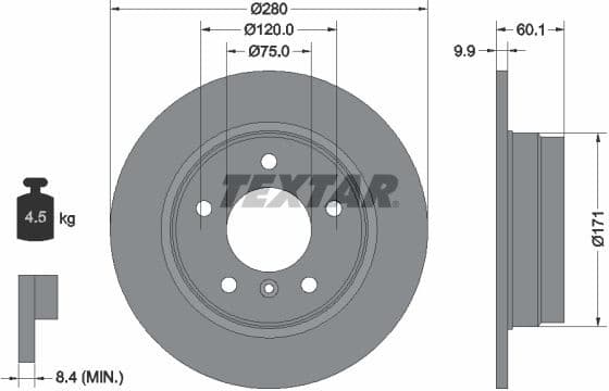 Brake Disc PRO 92055703
