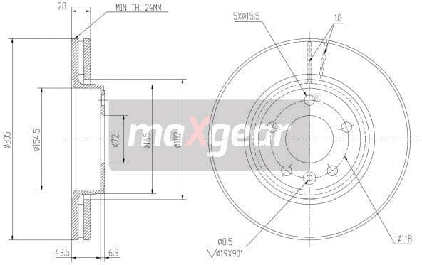 Brake Disc 19-1009