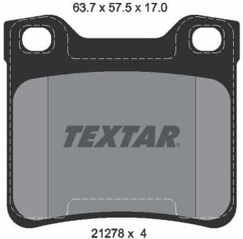 Brake Pad Set, disc brake Q+ 2127803
