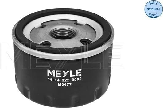 Oil Filter MEYLE-ORIGINAL: True to OE. 16-14 322 0000