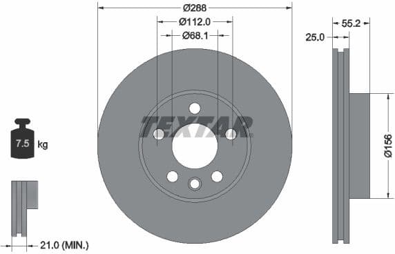 Brake Disc PRO 92074203