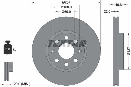 Brake Disc PRO 92145703
