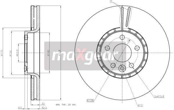 Brake Disc 19-2336 - image 2