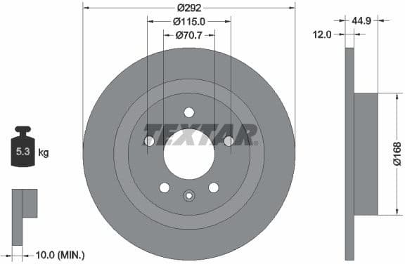 Brake Disc PRO 92205703