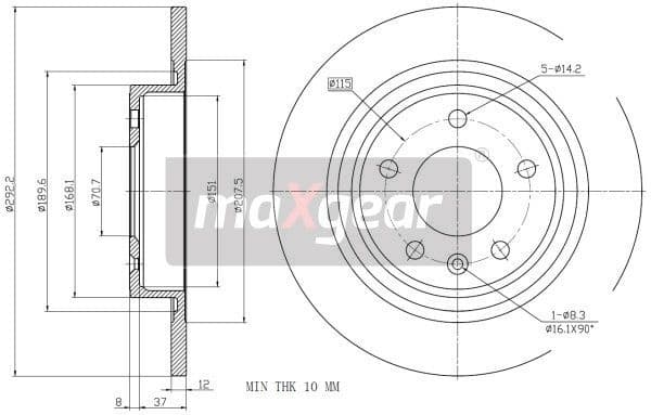 Brake Disc 19-2331