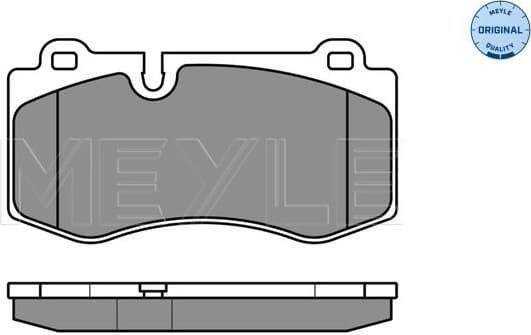 Brake Pad Set, disc brake MEYLE-ORIGINAL: True to OE. 025 239 6018