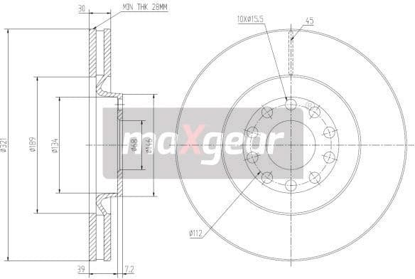 Brake Disc 19-1803