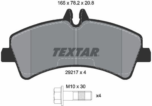 Brake Pad Set, disc brake Q+ 2921702