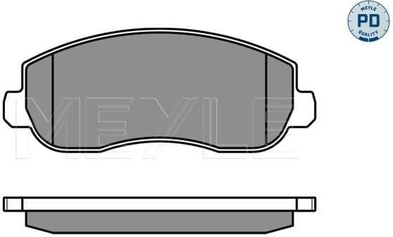 Brake Pad Set, disc brake MEYLE-PD: Advanced performance and design. 025 251 4718/PD - image 2