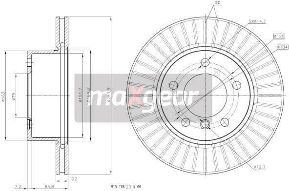 Brake Disc 19-1940 - image 2