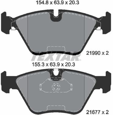 Brake Pad Set, disc brake Q+ 2199003
