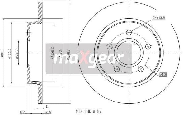 Brake Disc 19-2233