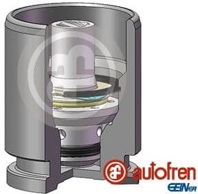 Piston, brake caliper D02593K