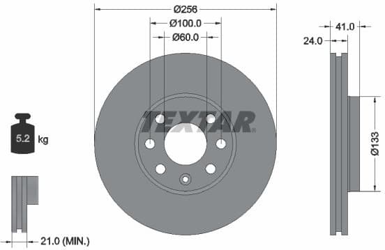 Brake Disc PRO 92091803