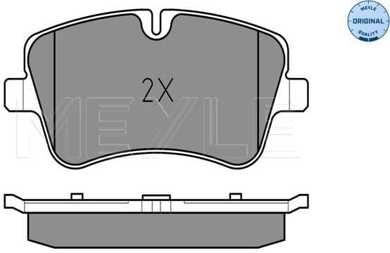 Brake Pad Set, disc brake MEYLE-ORIGINAL: True to OE. 025 231 4419 - image 2