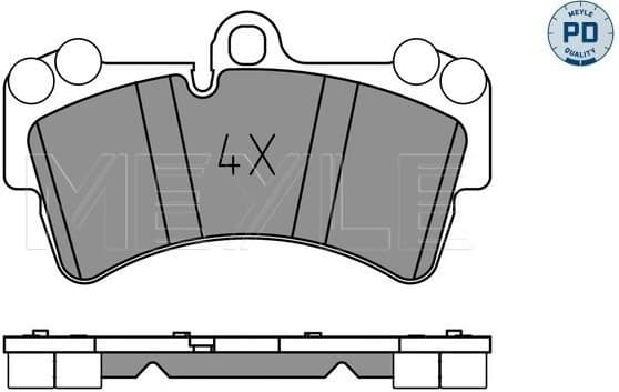 Brake Pad Set, disc brake MEYLE-PD: Advanced performance and design. 025 236 9317/PD