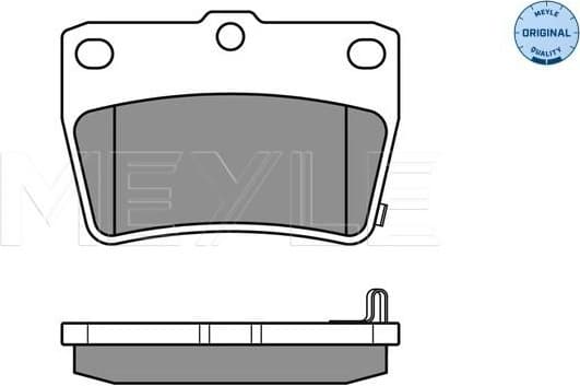 Brake Pad Set, disc brake MEYLE-ORIGINAL: True to OE. 025 236 5614/W - image 3