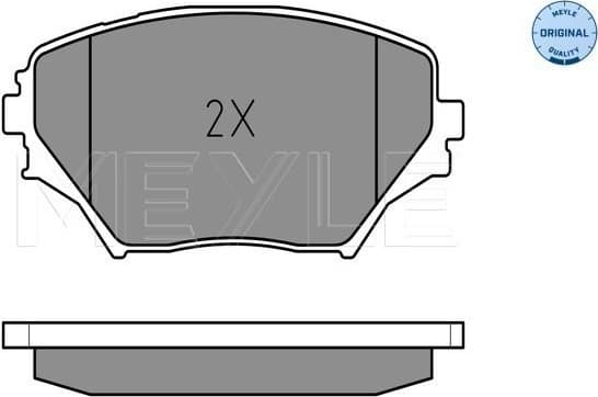 Brake Pad Set, disc brake MEYLE-ORIGINAL: True to OE. 025 235 8517 - image 2