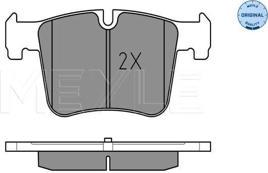 Brake Pad Set, disc brake MEYLE-ORIGINAL: True to OE. 025 251 9919 - image 2