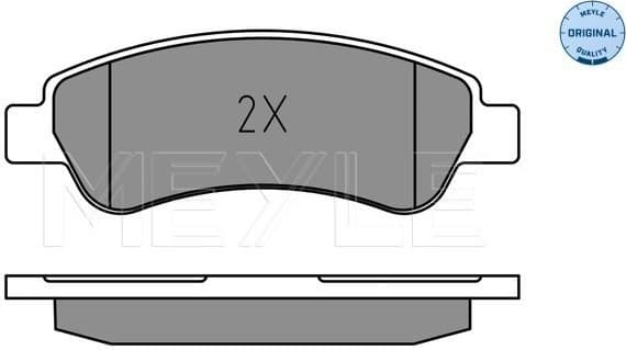 Brake Pad Set, disc brake MEYLE-ORIGINAL: True to OE. 025 220 4119 - image 2