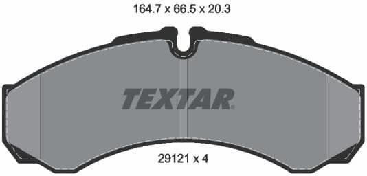 Brake Pad Set, disc brake Q+ 2912112