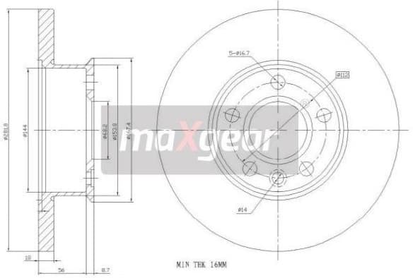 Brake Disc 19-0784