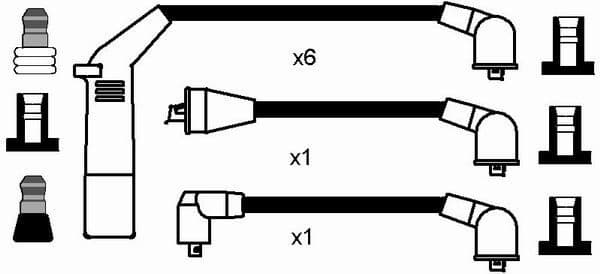 Ignition Cable Kit RC-CR304 - image 2