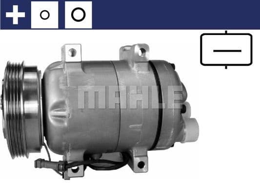 Compressor, air conditioning BEHR ACP 53 000S