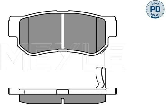 Brake Pad Set, disc brake MEYLE-PD: Advanced performance and design. 025 235 4314/PD - image 3