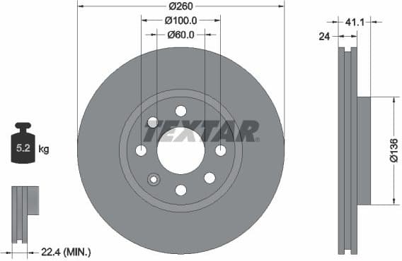 Brake Disc PRO 92111103