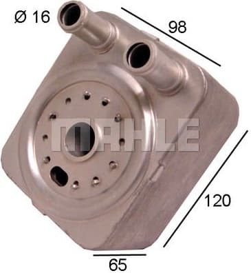 Oil Cooler, engine oil BEHR CLC 162 000S - image 2