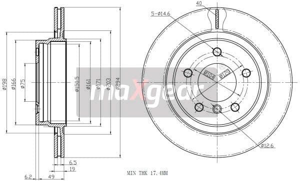 Brake Disc 19-1018 - image 2