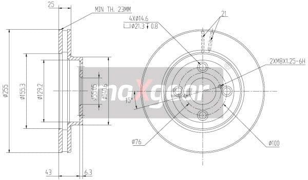 Brake Disc 19-0777 - image 2