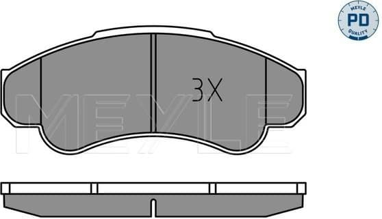 Brake Pad Set, disc brake MEYLE-PD: Advanced performance and design. 025 239 1919/PD - image 3