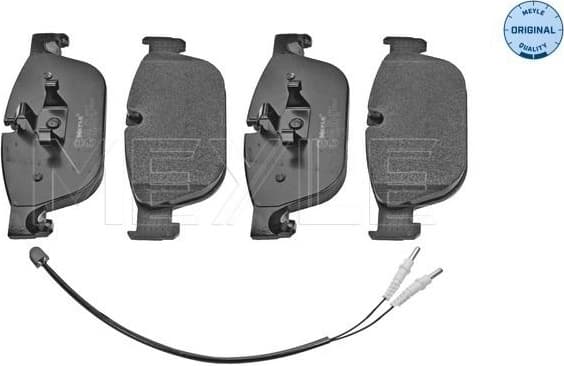 Brake Pad Set, disc brake MEYLE-ORIGINAL: True to OE. 025 250 6917