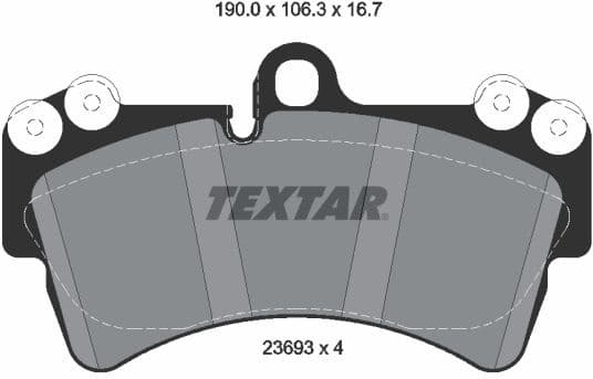 Brake Pad Set, disc brake 2369302
