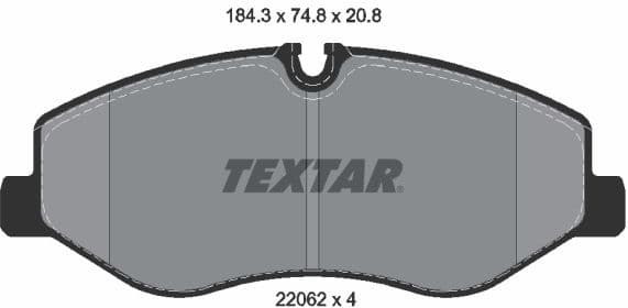 Brake Pad Set, disc brake Q+ 2206201