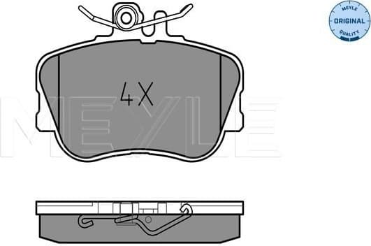 Brake Pad Set, disc brake MEYLE-ORIGINAL: True to OE. 025 214 3920