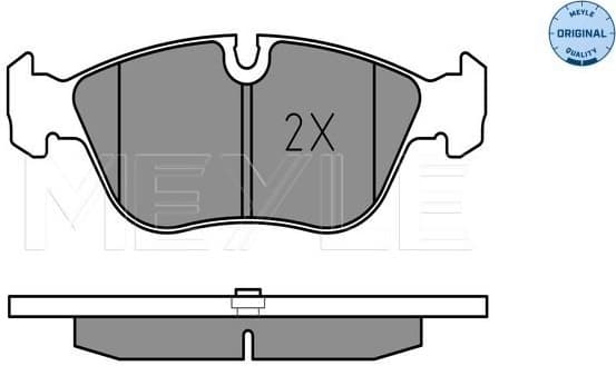 Brake Pad Set, disc brake MEYLE-ORIGINAL: True to OE. 025 212 7319 - image 2