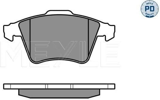 Brake Pad Set, disc brake MEYLE-PD: Advanced performance and design. 025 237 4719/PD - image 2